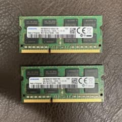 Samsung 8GB DDR3 メモリ 2枚セット - メルカリ