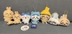 ちいかわ ぬいぐるみ マスコット 7点セット／うさぎ・ハチワレ・モモンガのサムネイル