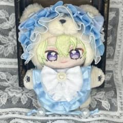 水色×白 あんスタ いつぬい ちびぐるみ ぬい服 ヘッドドレススタイ