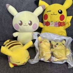 피카츄 봉제인형 5점 정리 판매 6/16SALE