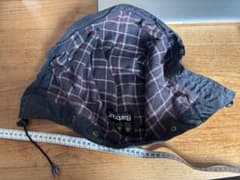 Barbour オイルドフード ネイビー 英国製 - メルカリ
