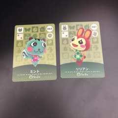 どうぶつの森　amiiboカード　リリアン　ミントのサムネイル