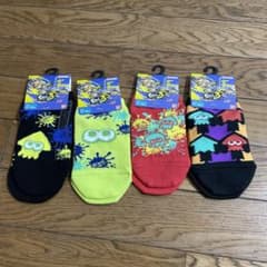 新品 スプラトゥーン3 キッズ 靴下 4足 15-20cmのサムネイル