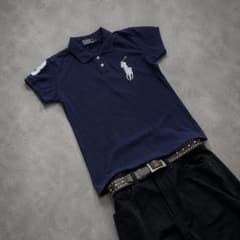 ビッグポニー archive Ralph Lauren ラルフ y2k 短丈 紺 - メルカリ