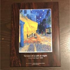 名画電報  ゴッホ 夜のカフェテラスのサムネイル