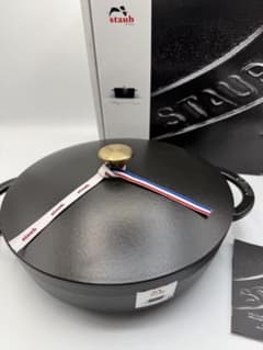Staub(ストウブ)ヘキサゴン ニダベイユソテーパン 鋳物ホーロー鍋 黒 24 Staub(ストウブ)ヘキサゴン ニダベイユソテーパン 鋳物ホーロー鍋 黒