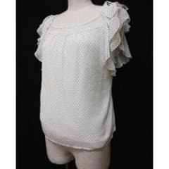 WILLSELECTION♥ビジュー付きシフォンフリル＊ドット柄半袖カットソー♥のサムネイル