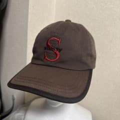 Stüssy キャップ ブラウン 刺繍ロゴのサムネイル