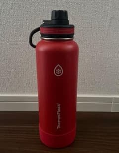 ThermoFlask ステンレスボトル レッドのサムネイル