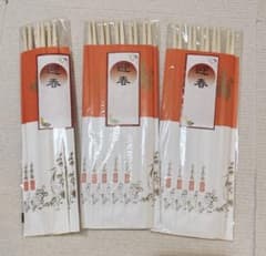 使い捨て割り箸 3パック 和風デザインのサムネイル