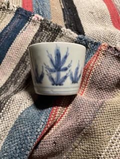 骨董品　蕎麦猪口　若松文のサムネイル