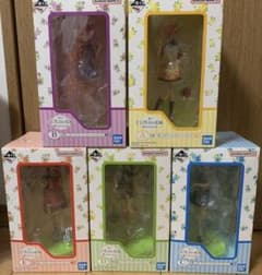 五等分の花嫁　一番くじ　夢のひととき　フィギュアコンプセットのサムネイル