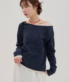 9/15まで値下げ！★美品★DISCOAT【umm.】レイヤード風プルオーバーのサムネイル