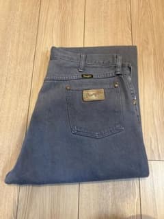 USA製wrangler デニムパンツ先染め90sチャコールのサムネイル