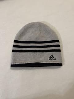 adidas ニット帽 フリーサイズ グレー/ブラックのサムネイル