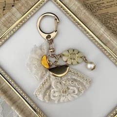 インド刺繍リボン キーホルダー  バックチャーム キーチャームのサムネイル