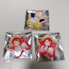 아이카츠 반드라이브 STAR 캔 배지 신죠 카렌 아스카 미라이