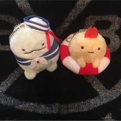 クマ様専用☆すみっコぐらし マリンマスコット キーチェーン  とかげ&えびふらいのサムネイル