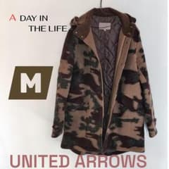 UNITED ARROWS ユナイテッドアローズ モッズコート Mサイズ 迷彩のサムネイル