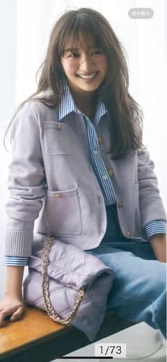 JUSGLITTY 《鹿沼さんコラボ》キラキラニットジャケット - メルカリ