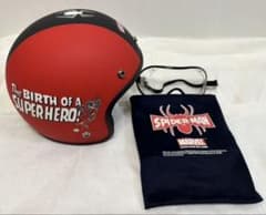 OGK BOBスパイダーマン ヘルメット ゴーグル付き 57-59cm - メルカリ