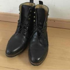 レザーショートブーツ24.0のサムネイル