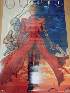 美品 ★ 当時のもの トライガン ヴァッシュザスタンピート 非売品 B2ポスター トライガン TRIGUN ポスター 非売品 2枚組 ヴァッシュ・ザ
