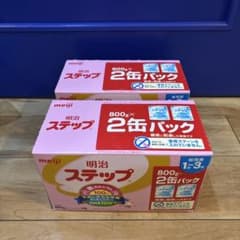 meiji 明治 ステップ 800g×2缶パック×2箱（合計4缶）新品 - メルカリ