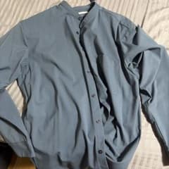 GU 長袖Tシャツ　ネイビー　Lのサムネイル