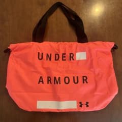 UNDER ARMOUR スポーツ用トートバッグ ネオンピンクオレンジ ジムのサムネイル