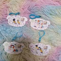 [Brand New] Crayon Shin-chan Sukiya Puzzle Keychain Set