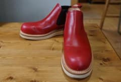 SLOW WEAR LION　スローウェアライオン　ブーツ　サイドゴア　レッドのサムネイル