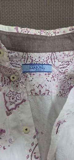 【MAJUN】 かりゆし S (WHITE/ペイズリー) 綿のサムネイル