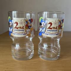 ディズニーシー 2周年記念グラスセット - メルカリ