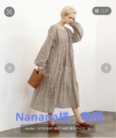 Nanana様専用　ティティベイト　前後2wayコットンレースワンピースのサムネイル