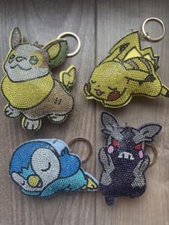 ポケモン ラインストーン キーホルダー 4種セット - メルカリ