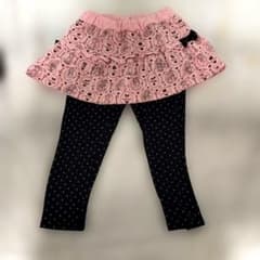 Disney Princess スカッツ 120cm ピンク ブラックのサムネイル