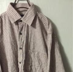 USED Mario Valentino cotton チェックネルシャツ 古着のサムネイル
