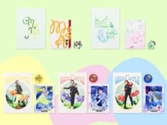 Mrs. GREEN APPLE 이치 반 쿠지 클리어 파일 & 스티커