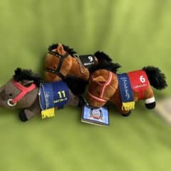競走馬 ぬいぐるみセット 6 9 11 3つまとめ売り - メルカリ