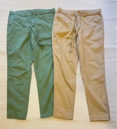【美品】無印良品 メンズ イージーパンツ2枚セット Mサイズのサムネイル