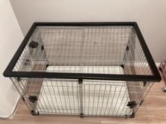 犬　猫　ペット　ケージ　サークル　ワンラブ　定価25000円　蓋付きのサムネイル