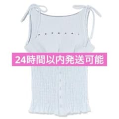 andmary Lana ribbon tops ice blue - メルカリ