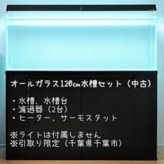 引取り限定】オールガラス120センチ水槽セット（中古） - メルカリ