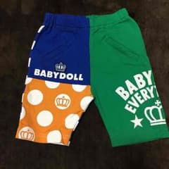 【期間限定大幅値下げ】BABY DOLL キッズハーフパンツ 90cmのサムネイル