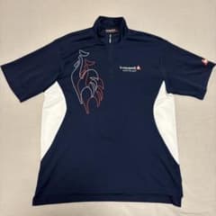 le coq sportif ゴルフ 半袖ハーフジップシャツのサムネイル