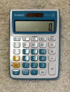 CASIO（カシオ） 10桁 電卓 MW-C10A（ブルー）のサムネイル