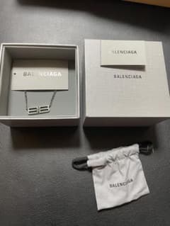 BALENCIAGA シルバーチェーンネックレスのサムネイル
