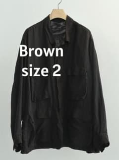 COMOLI シルクコットン B.D.Uジャケット BROWN 2 コモリ - メルカリ