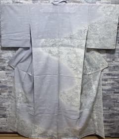 k*n様 夏物 高級訪問着 変わり絽 総柄染め分秋草文様 身丈161cm 正絹 k*n様 夏物 高級訪問着 変わり絽 総柄染め分秋草文様 身丈161cm 正絹
